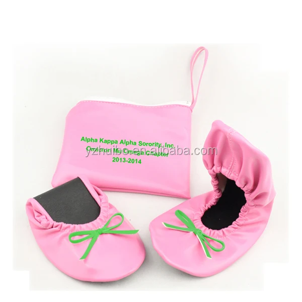 
Fashion ballet shoes,foldable flats shoes with pouch 