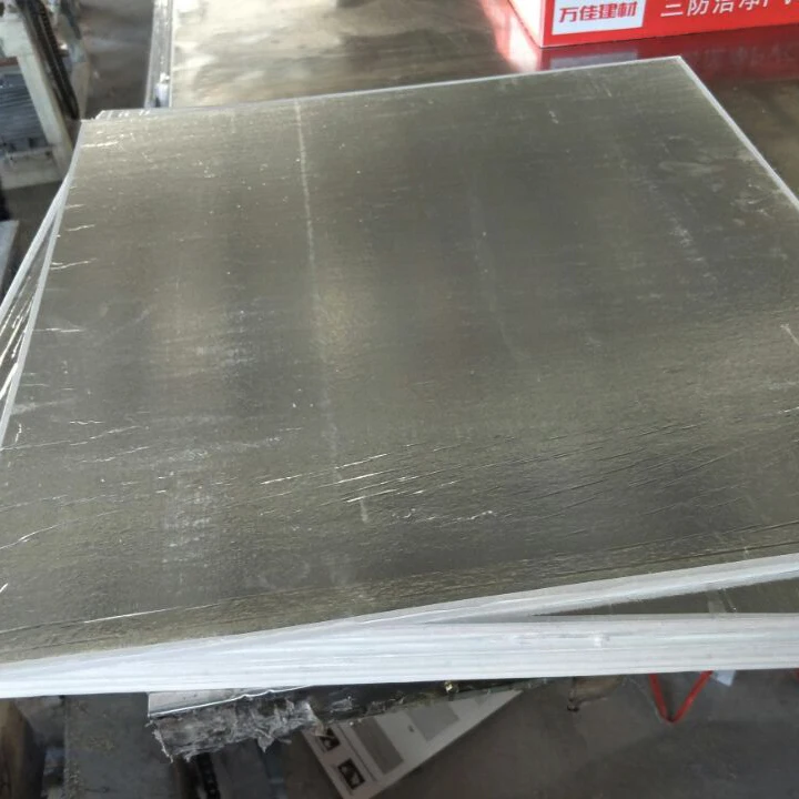 Light weight heat insulation pvc gypsum ceilling tile