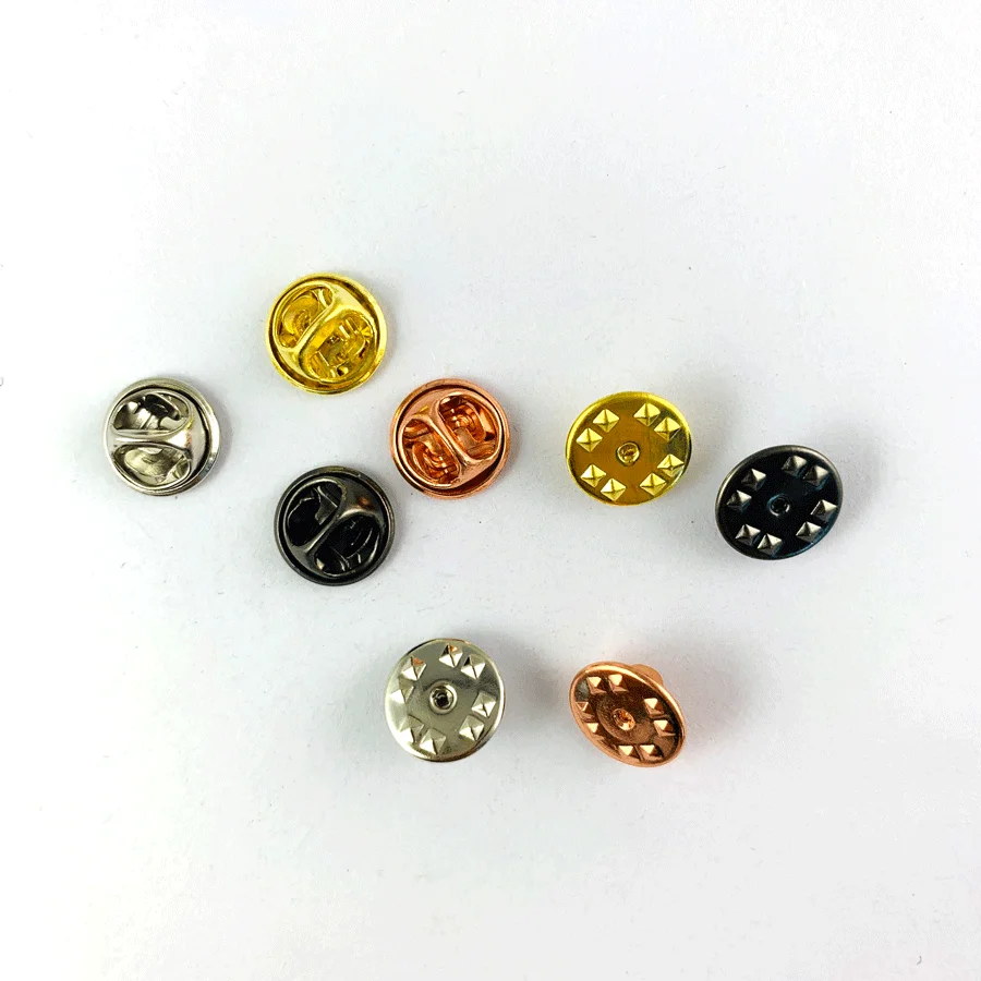 Латунный бейдж с лацканами, булавкой, задней бабочкой, клатчи из Китая