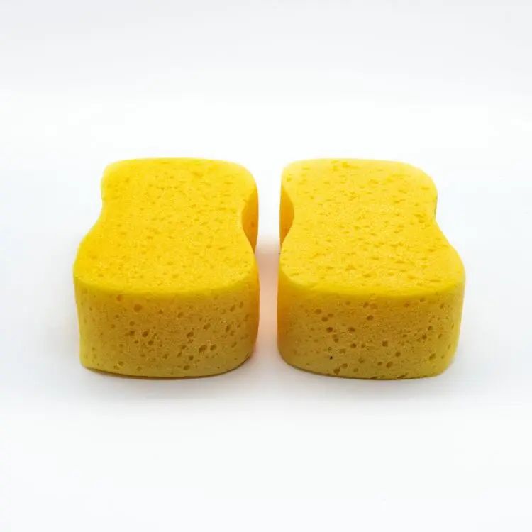 2 pcs 8 - shape large and soft car cleaning sponge