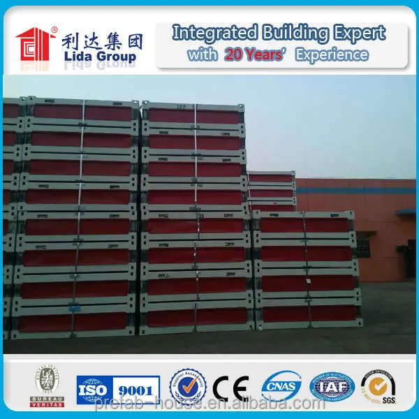 Colourful Design Drawing Container Homes Shipping Container House 20/40 ft Labour Accomodation