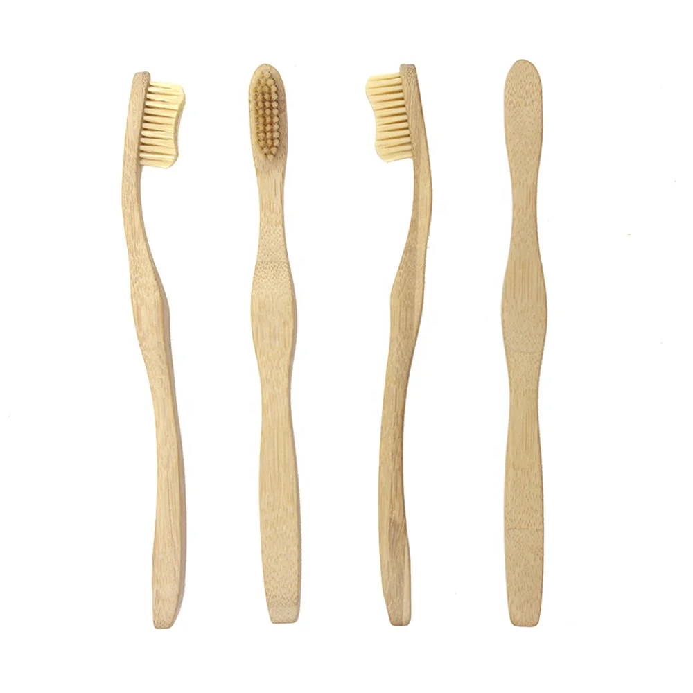 Private Label Eco-Friendly Organic Bamboo Toothbrush with Recycled Package