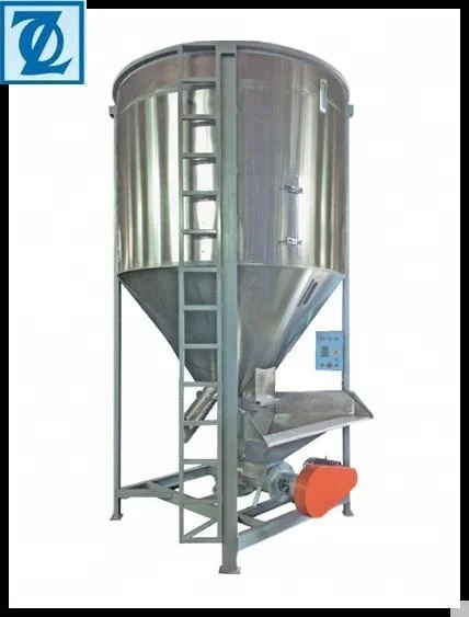 500-15000kg Low Power Consumption Vertical Plastic Powder Mixer