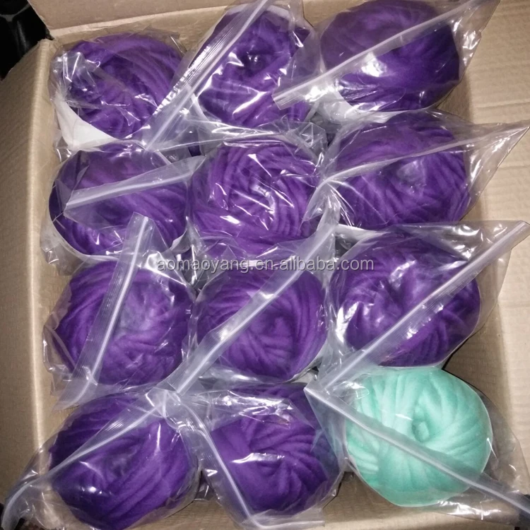 100% шерсть мериноса, оптовая продажа, толстая ручная вязка, огромная пряжа