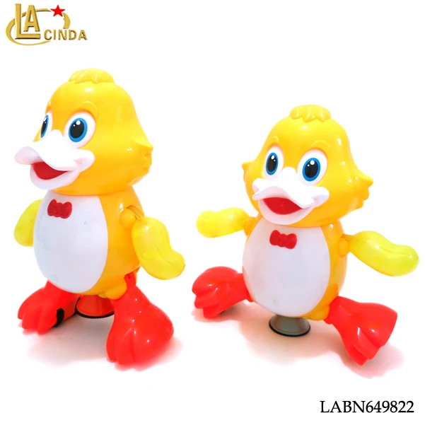 Cute cartoon products Can dance yellow duck with light and music new kids toys for sale