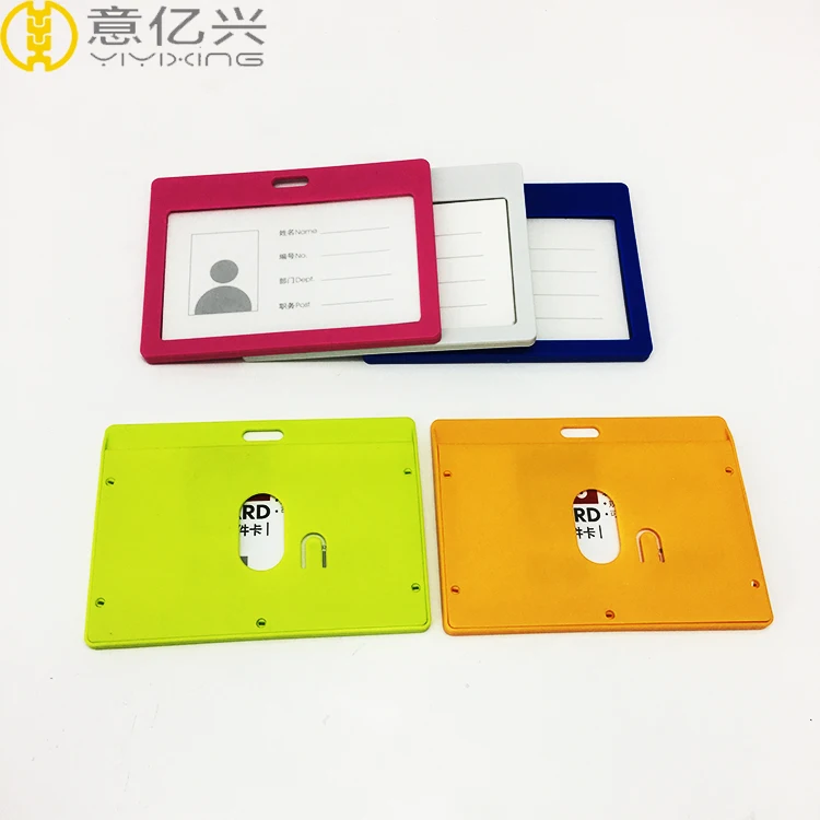 Bright color PP ID job driving license card holder