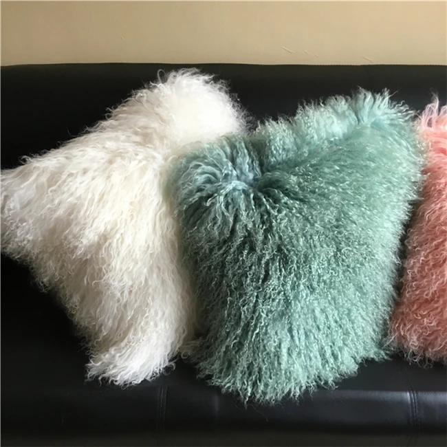 Wholesale Sheepskin Lamb Fur Wool Cushion