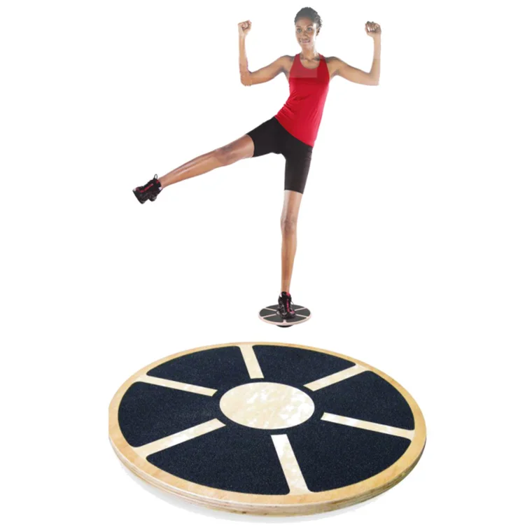 High Quality Body Building Adjustable Plastic Wobble Balance Board Wood/Balance Board