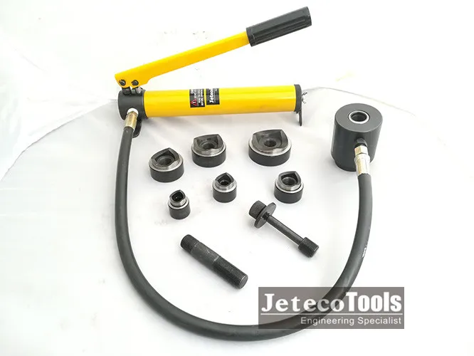 SYK-8B hydraulic punch driver 10 ton hydraulic knockout hole punch tool steel hole puncher for round hole 22mm-60mm SYK-8A