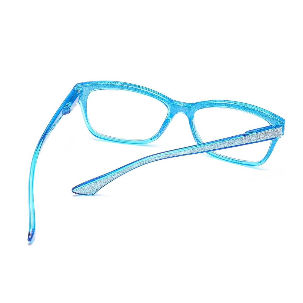 Fashion Multifocal Rhinestone Blue Light Blocking Reading Glasses Eye Glasses for Reading