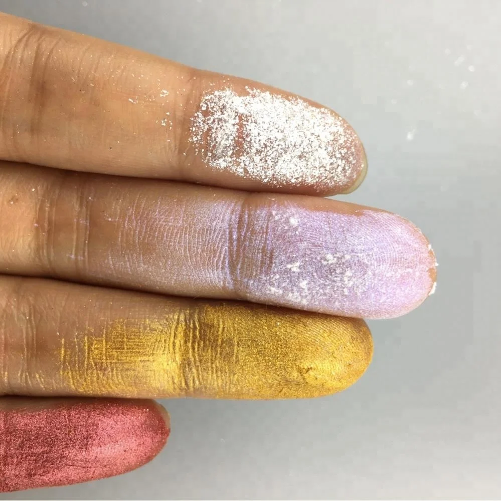 Crystal gold color pearl pigment Synthetic Mica for paint