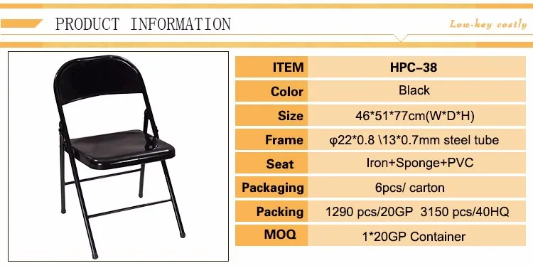 commercial stackable wedding party event folding chair