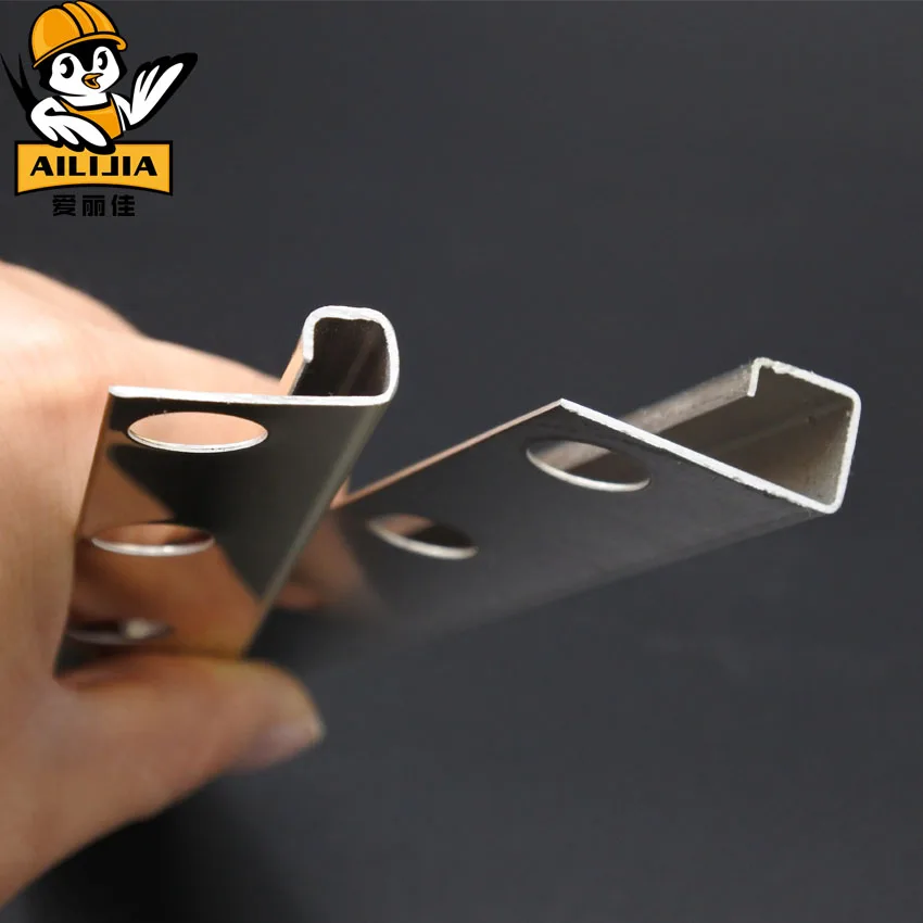 AILIJIA manufacturer OEM 304 stainless steel tile trim for marble edge