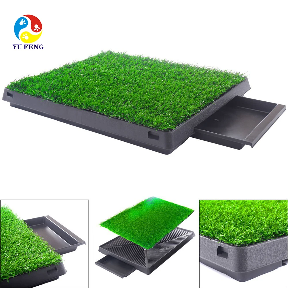 
PetZoom Pet Park Indoor Pet Pee Potty Patch with Tray 