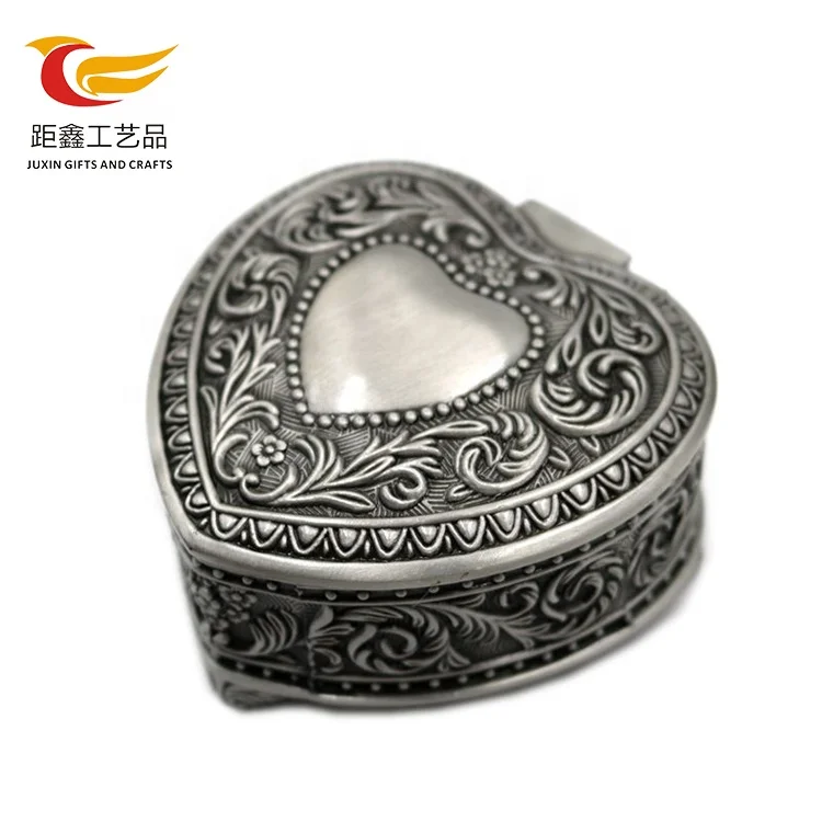 Custom logo metal zinc alloy old cd jewel gift case storage box