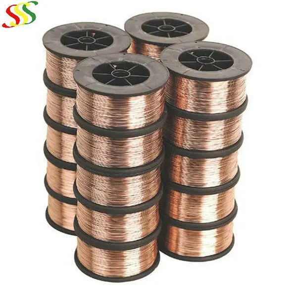 Free Sample Welding Wires Copper Coated Metal Wire for wire collated coil nails
