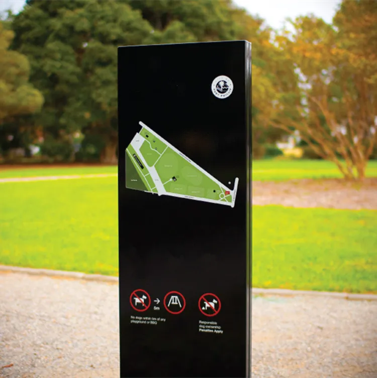 Skyseen Outdoor Large Wayfinding Signage Led Pylon Sign Factory Supply