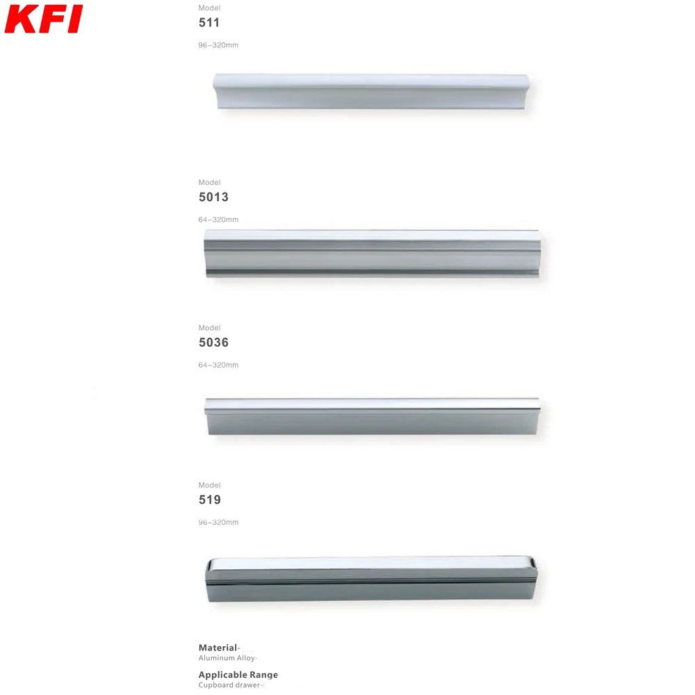 Wholesale Price Triangle Shape Aluminium Alloy Furniture Kitchen Cupboard Door Handles