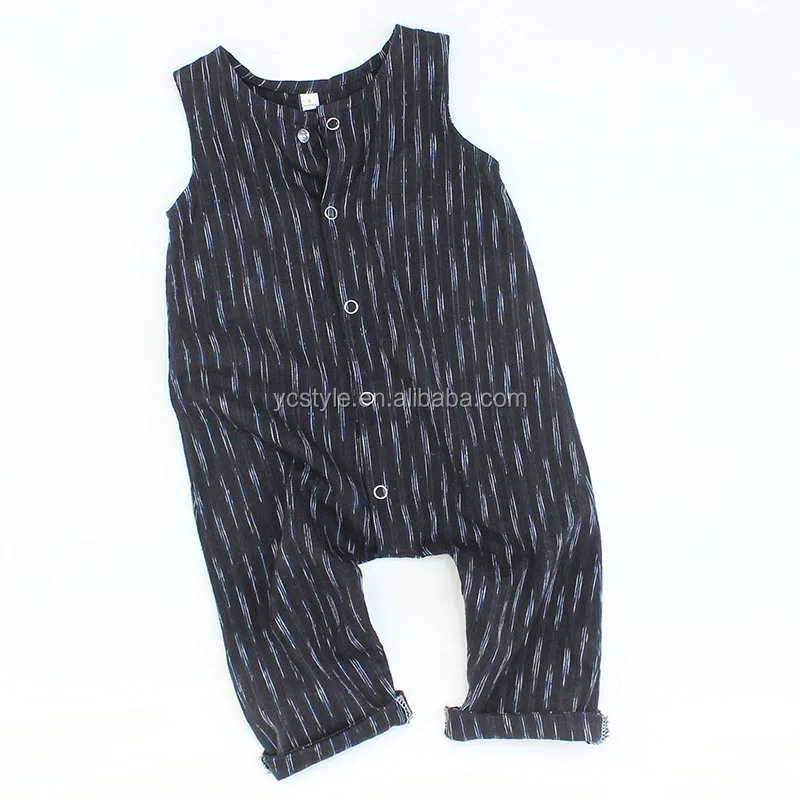 Hot sale simple shortall for baby clothes,high quality linen shortall for toddler kids clothes, linen outfits for kids gift