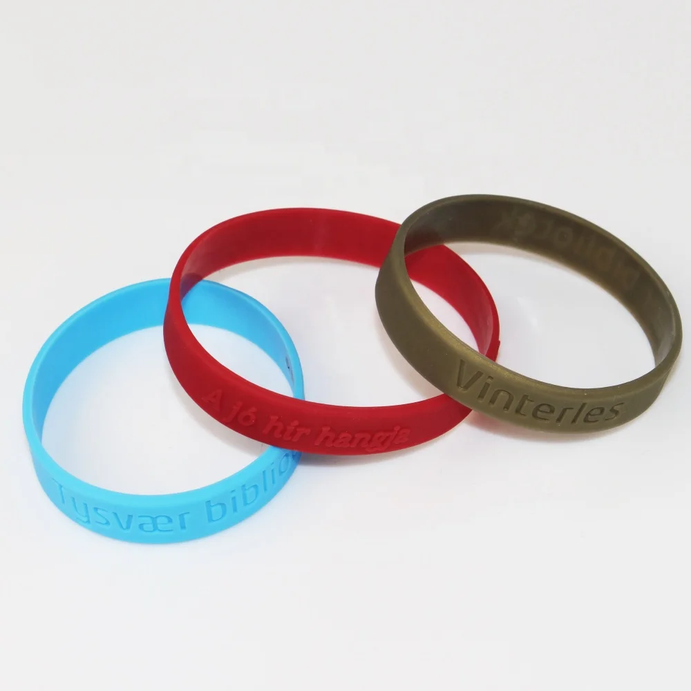 Factory directly wholesale wrist band silicone wristband for sports