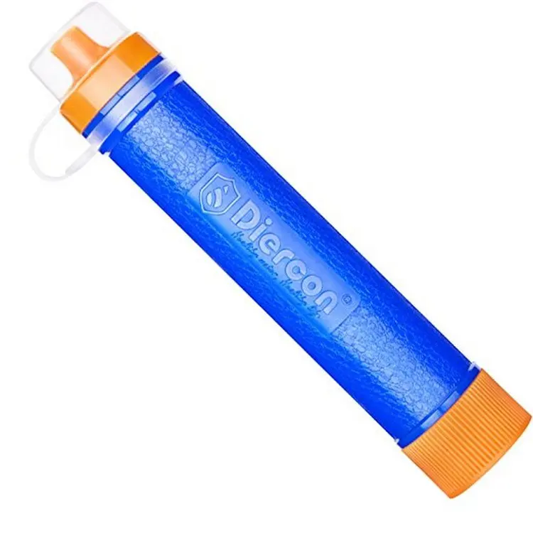 Personal water filter outdoor survival gear mini straw water purifier bacterial removal outdoor equipment