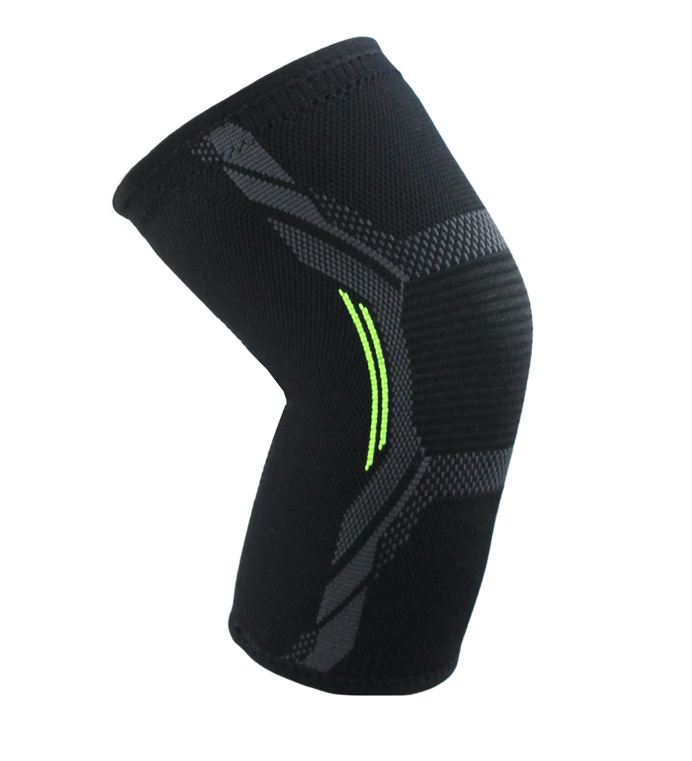 Low Price Custom Logo Anti Slip Silicon Elastic Nylon Sport Knee Brace Strap Sport Support Knee Sleeve Guard for Running