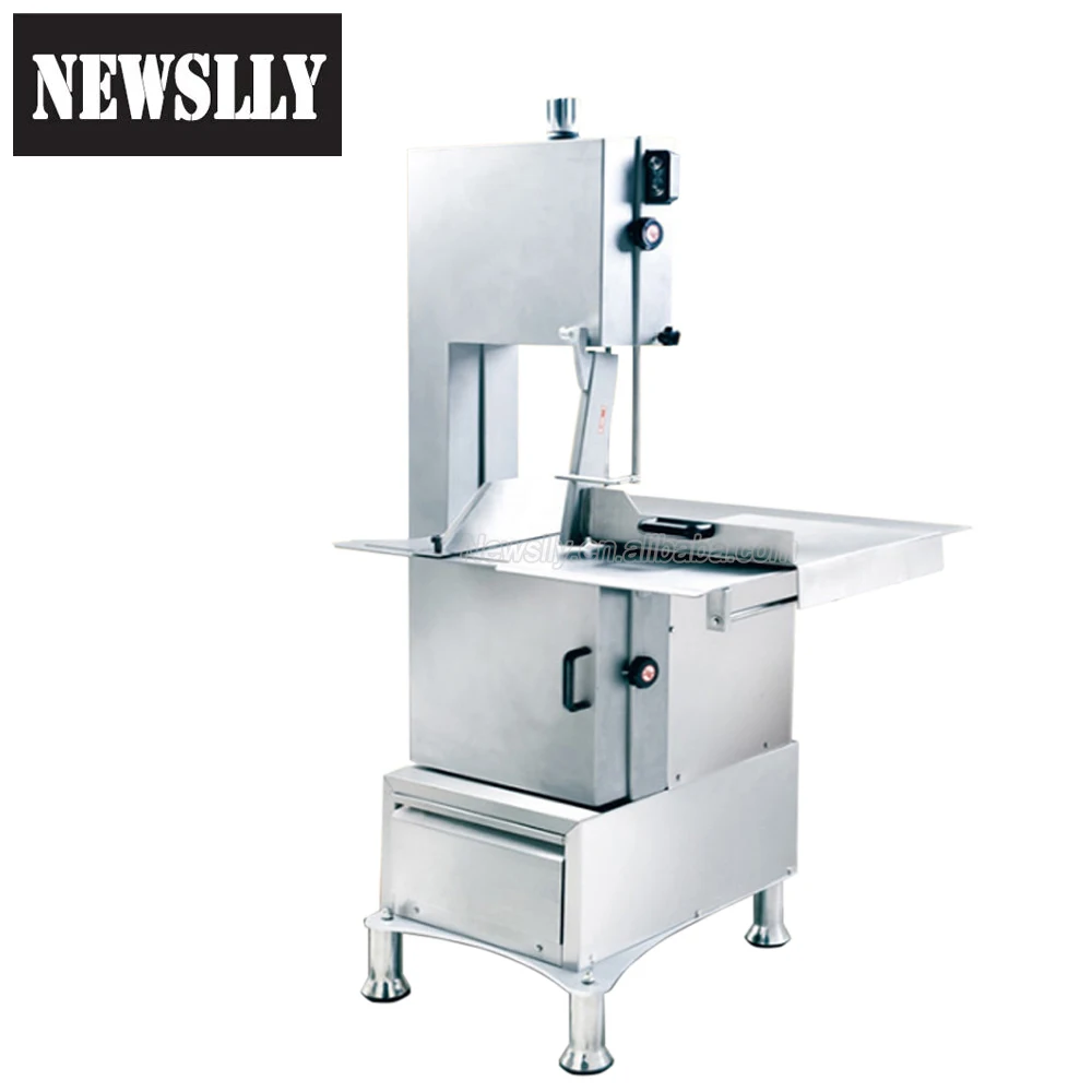 High Speed Electric Meat Bone Cutting Saw Machine with Stainless Steel Bench