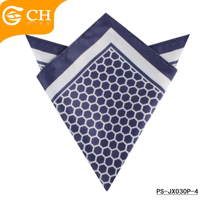 Недорогие высококачественные мужские шестигранные носовые платки из 100% полиэстера с