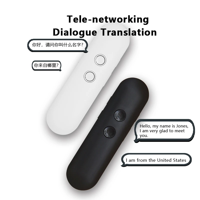 
Intelligent artificial AI intelligent translation machine Bluetooth connection mobile phone APP more than 40 languages real-time 