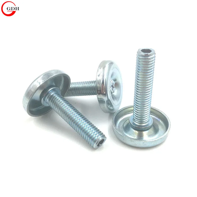 Adjustable screw in modern furniture feet