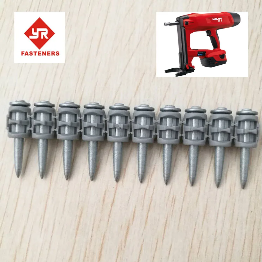 BX3 battery fasteners for concrete and steel