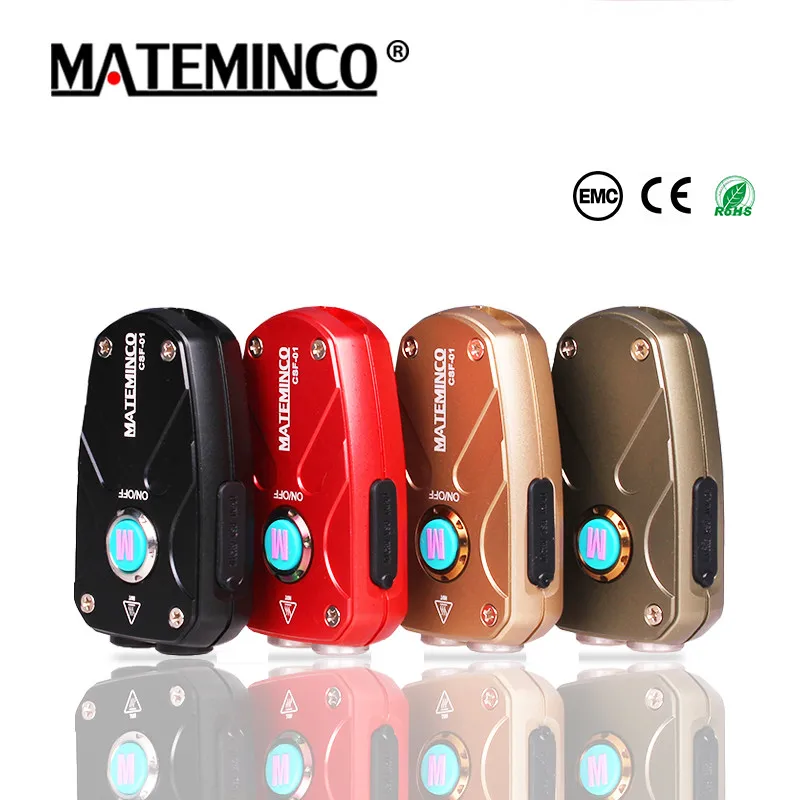 Mateminco CSF01 Usb Перезаряжаемый 395 нм УФ Cree Xpg3 мини брелок тактический светодиодный фонарик
