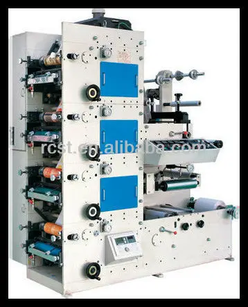 Ce certificate high speed 6 color flexo printing machine(wjrb-320a/group b)