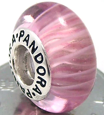 
925 Sterling Silver Charms Crystal Lampwork & Glass Blue Zh123 Aigs AF Zh 