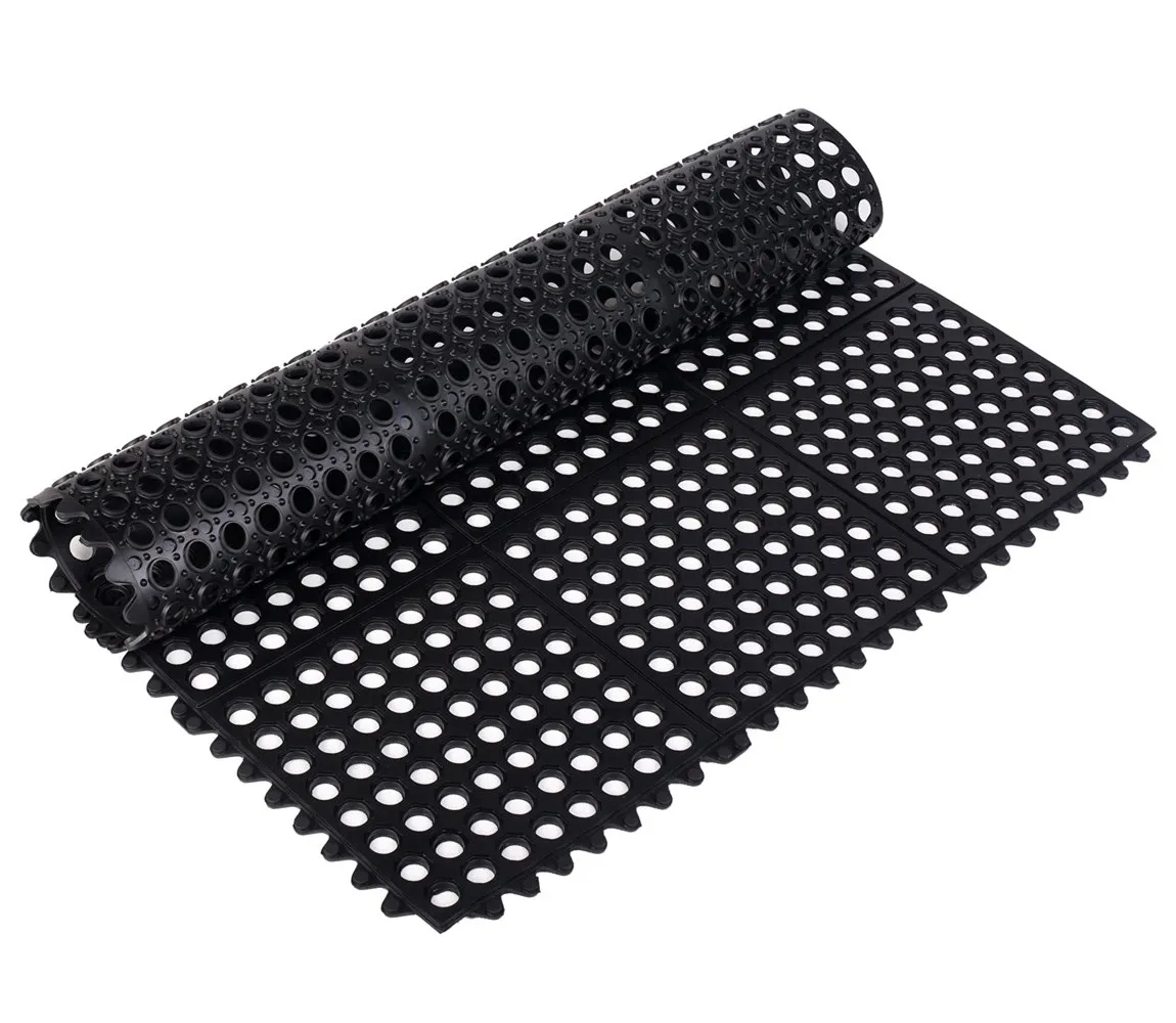 Anti-Slip And Anti-Fatigue Interlocking Cheap Rubber Floor Mats FOR LASHING BRIDGE  /Deck Mat/Boat Mat