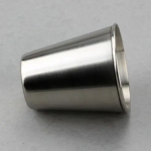 Stainless steel metal barrel shot glass from unitedplastics