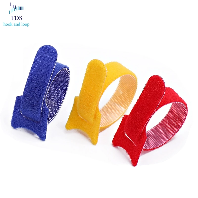 Reusable Colorful hook & loop cable tie