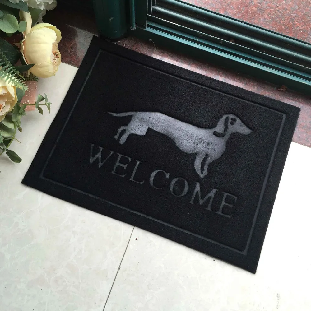 Wholesale Entry Entrance Decor Indoor Outdoor Welcome Dog Door Mats