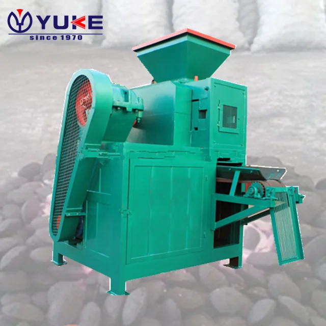 Factory price sawdust rice husk charcoal coal ball briquettes making uses briquette press machine