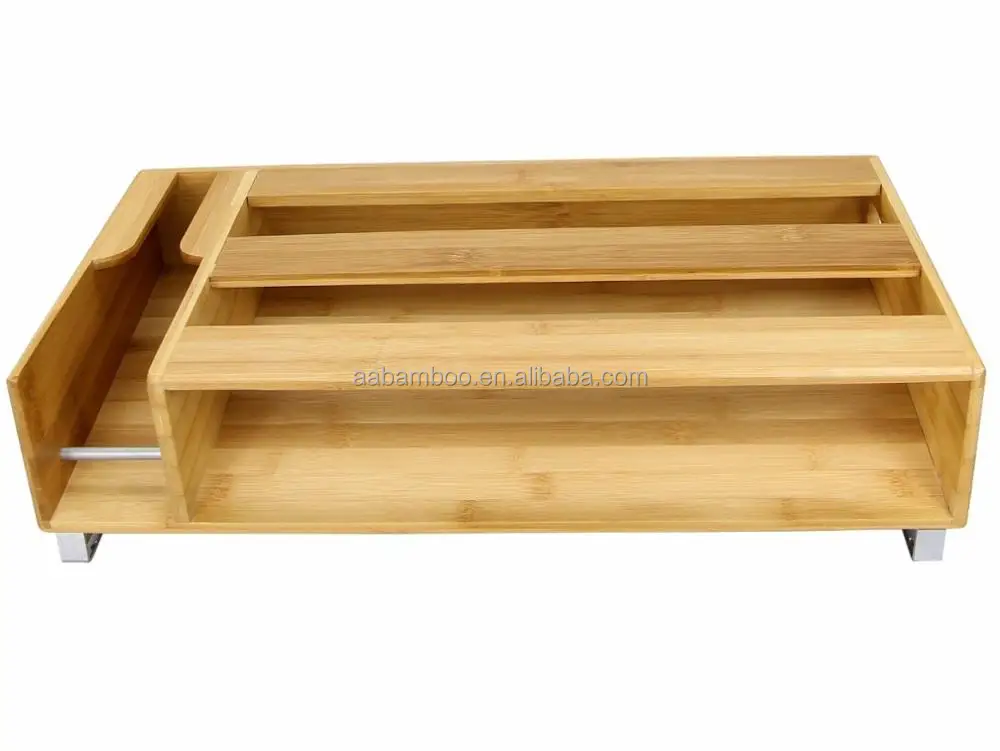 Nightstand Bed Hanging Laptop Bamboo Bedside Shelf