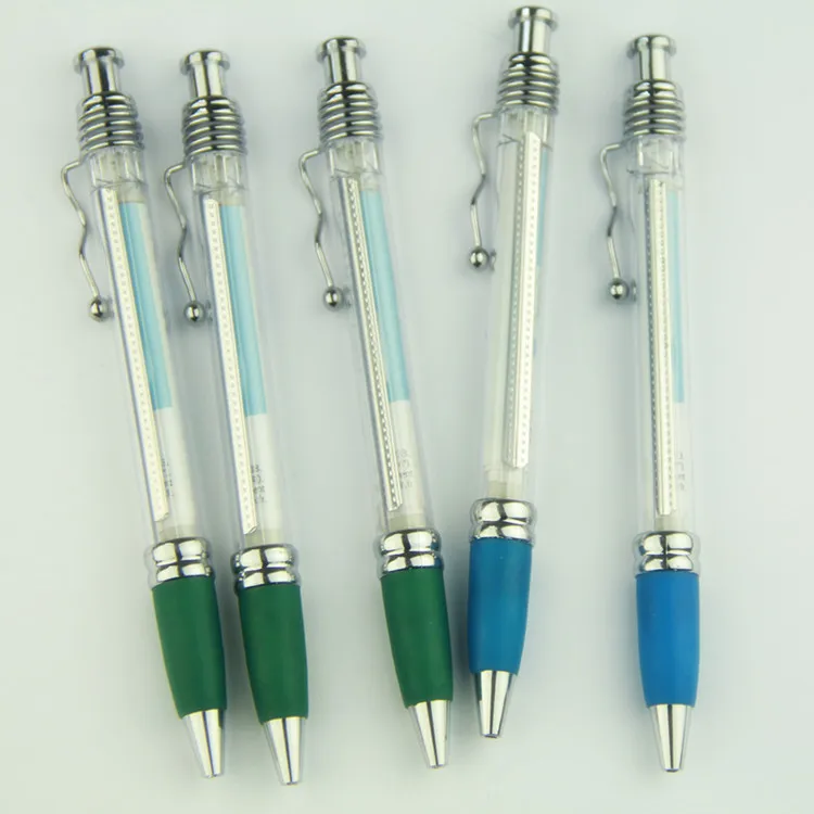 Custom logo Adversting Banner Plastic Pen With Paper Inside