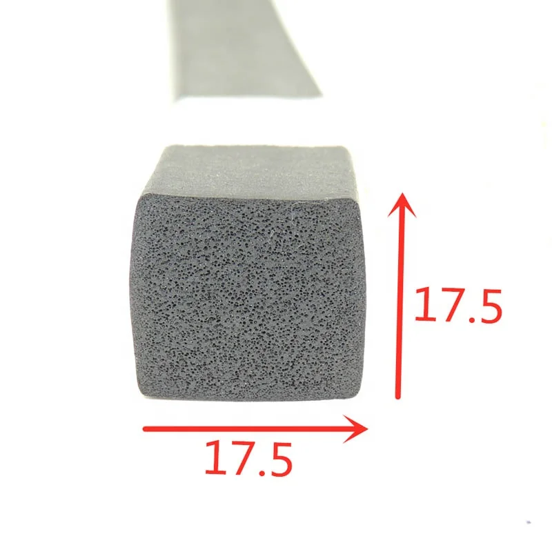 EPDM square foam rubber strip for doors