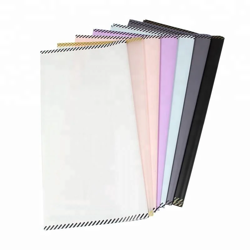 
Luxury translucent tissue paper gift waterproof flower packaging wrapping paper 