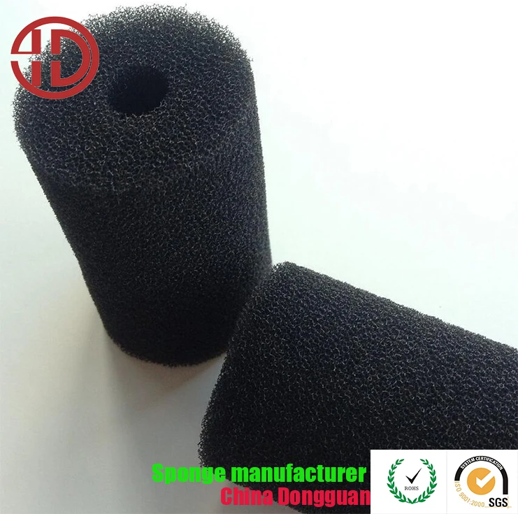 Black Custom Shape Filtration Foam Aquarium Fish Tank Filter Sponge
