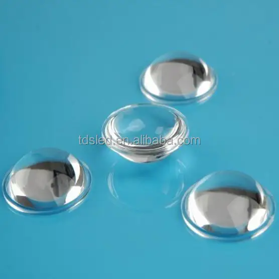 60 degree plano convex PMMA Led lens 23mm x 8mm with holder