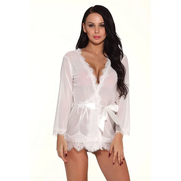 Hot Sexy Transparent Sleeping Wear for Women/ Nighty Dress for women belong to Sexy Lingerie