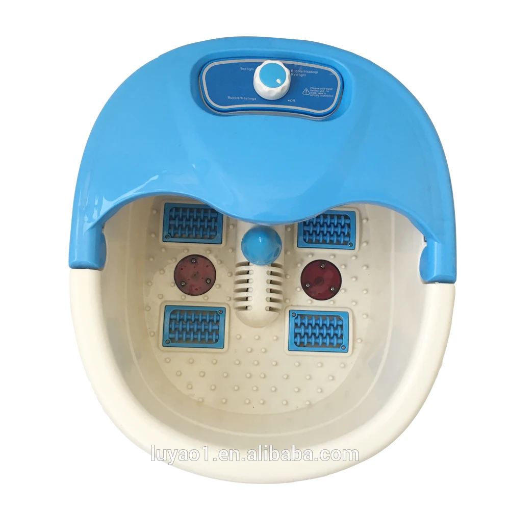 LUYAO Electric Foot Spa Bath Massager 2 in 1 Foot Bath Heated Foot Massager