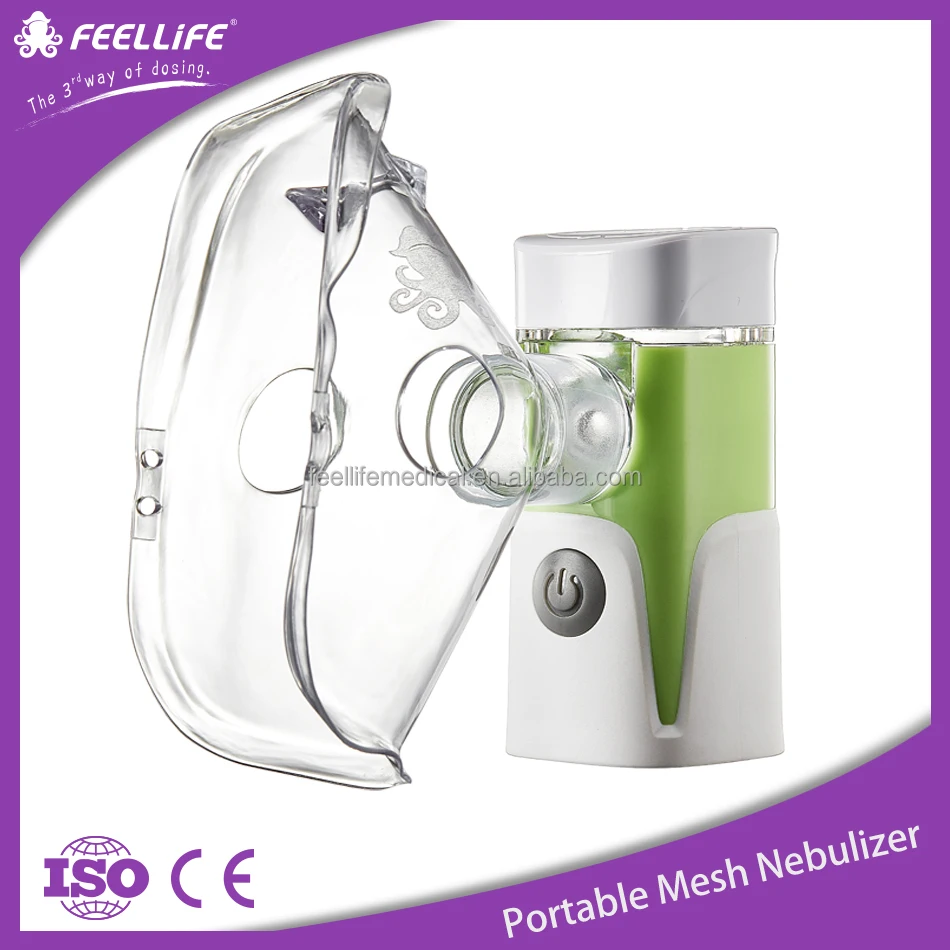 Medical nebulizer pharmaceutical inhaler for asthma, copd respiratory disease Feellife portable mesh nebulizer machine