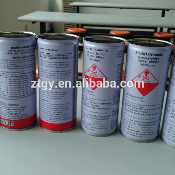 
Метилбромид может упаковываться в аэрозольный баллон 