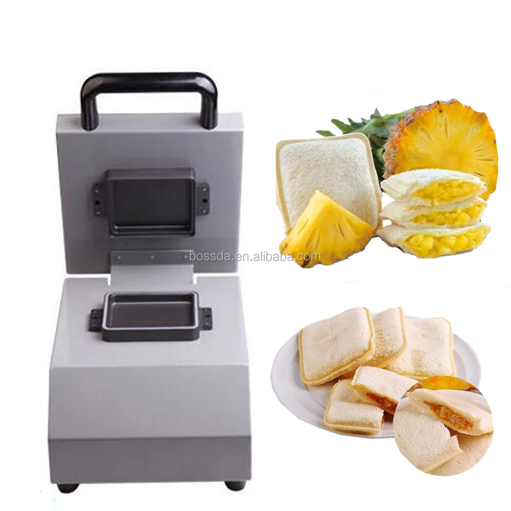 Manual Model Pocket Bread Making Machine/ Pineapple Filling Pocket Bread Forming Machine/ Arabic Pocket Bread Machine Line